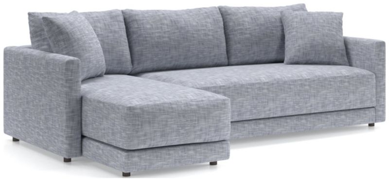 Gather Deep 2-Piece Chaise Apartment Bench Sectional Sofa - image 0 of 15