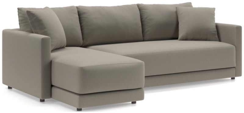 Gather Deep 2-Piece Chaise Apartment Bench Sectional Sofa - image 0 of 15