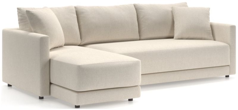 Gather Deep 2-Piece Chaise Apartment Bench Sectional Sofa - image 0 of 16