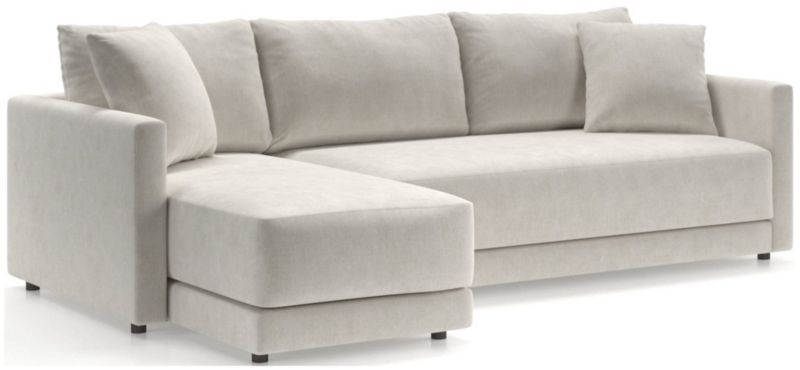 Gather Deep 2-Piece Chaise Apartment Bench Sectional Sofa - image 0 of 16