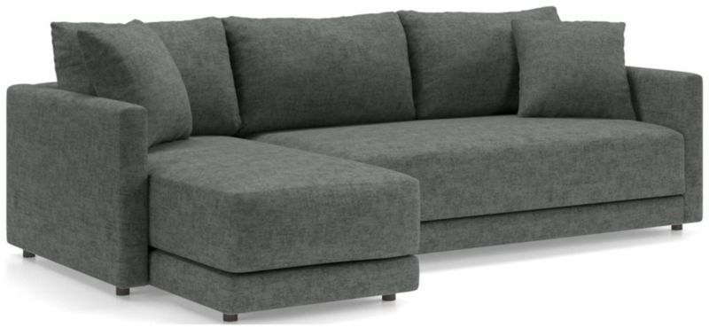 Gather Deep 2-Piece Chaise Apartment Bench Sectional Sofa - image 0 of 16