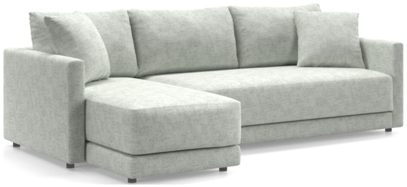 Gather Deep 2-Piece Chaise Apartment Bench Sectional Sofa - image 0 of 16