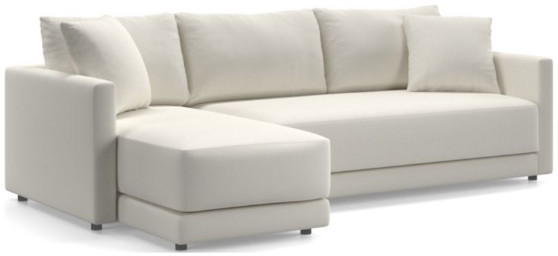 Gather Deep 2-Piece Chaise Apartment Bench Sectional Sofa - image 0 of 15