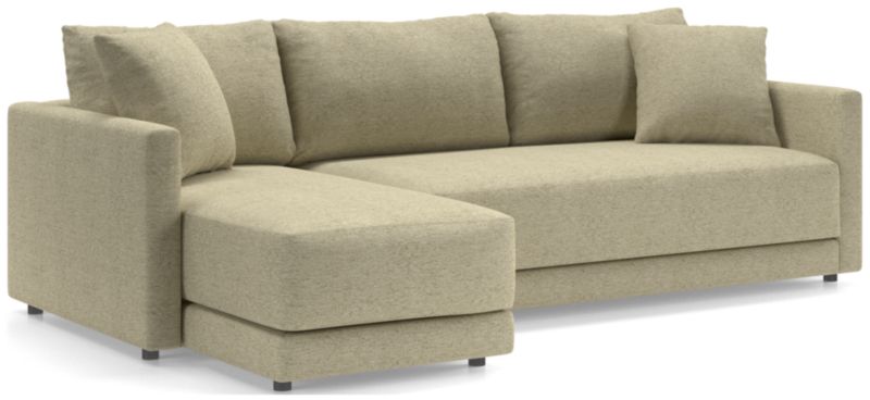 Gather Deep 2-Piece Chaise Apartment Bench Sectional Sofa - image 0 of 15