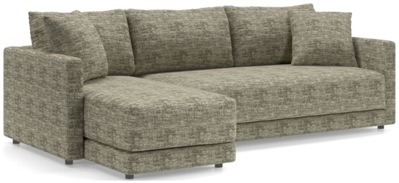 Gather Deep 2-Piece Chaise Apartment Bench Sectional Sofa - image 0 of 15