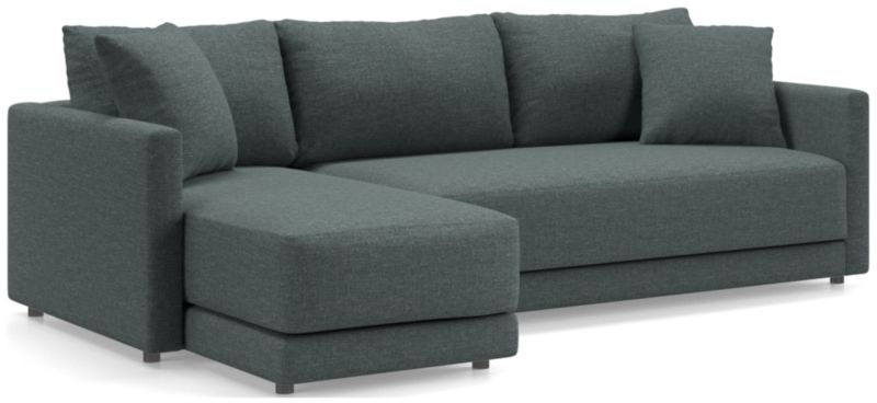 Gather Deep 2-Piece Chaise Apartment Bench Sectional Sofa - image 0 of 15