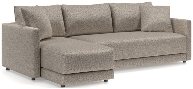 Gather Deep 2-Piece Chaise Apartment Bench Sectional Sofa - image 0 of 15