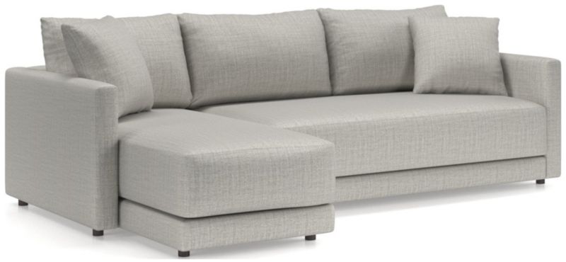 Gather Deep 2-Piece Chaise Apartment Bench Sectional Sofa - image 0 of 15