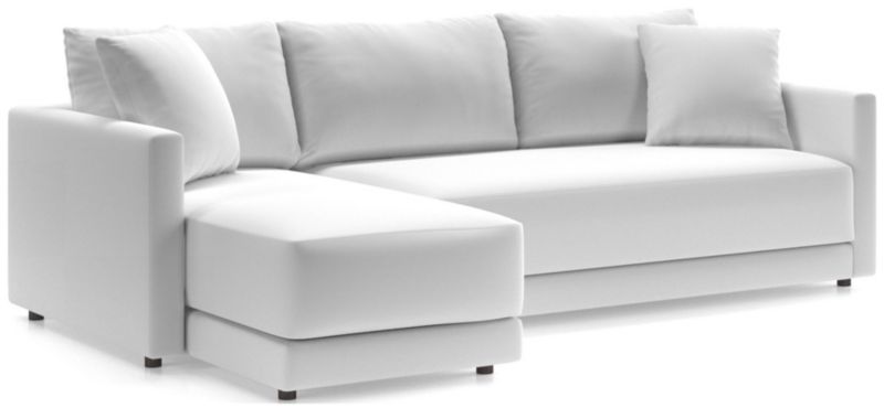 Gather Deep 2-Piece Chaise Apartment Bench Sectional Sofa - image 0 of 15