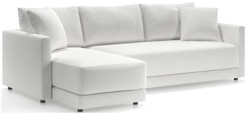 Gather Deep 2-Piece Chaise Apartment Bench Sectional Sofa - image 0 of 15