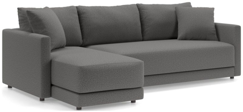 Gather Deep 2-Piece Chaise Apartment Bench Sectional Sofa - image 0 of 15