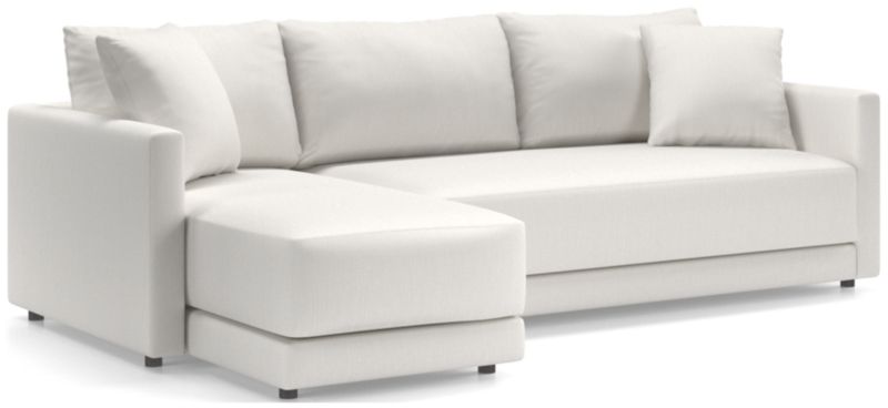 Gather Deep 2-Piece Chaise Apartment Bench Sectional Sofa - image 0 of 15