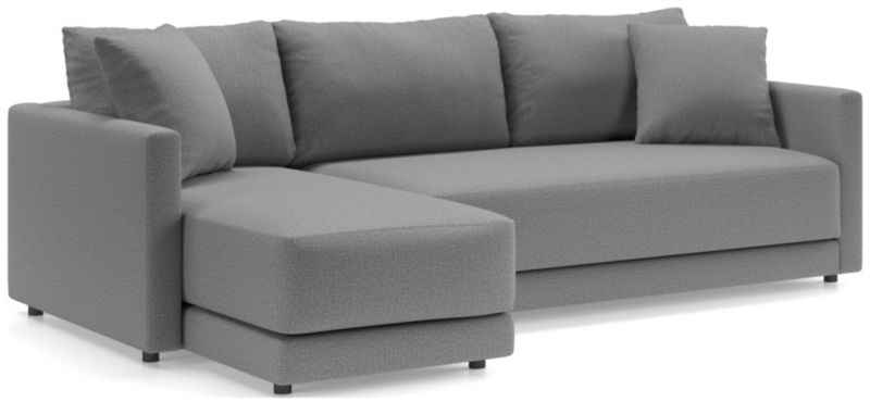 Gather Deep 2-Piece Chaise Apartment Bench Sectional Sofa - image 0 of 15