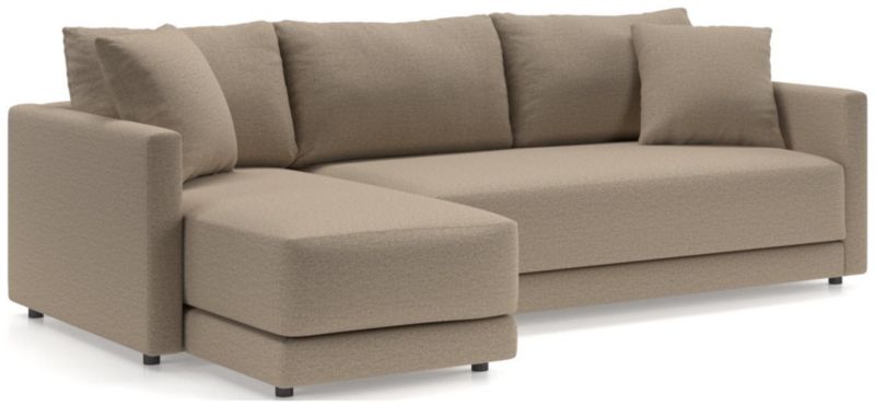 Gather Deep 2-Piece Chaise Apartment Bench Sectional Sofa - image 0 of 15