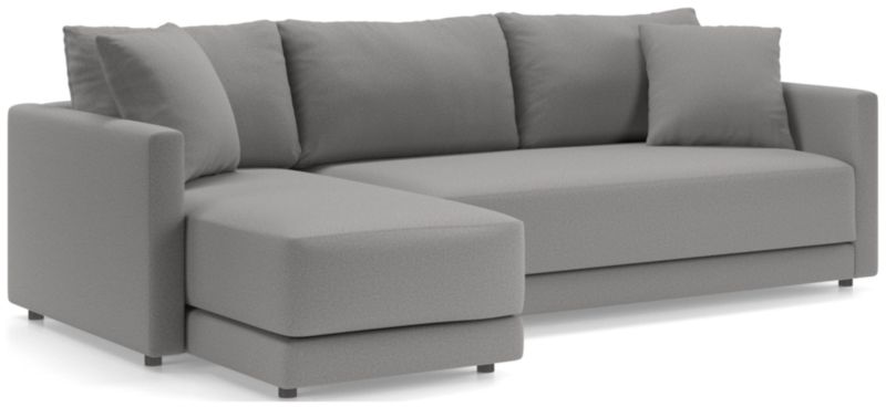 Gather Deep 2-Piece Chaise Apartment Bench Sectional Sofa - image 0 of 15