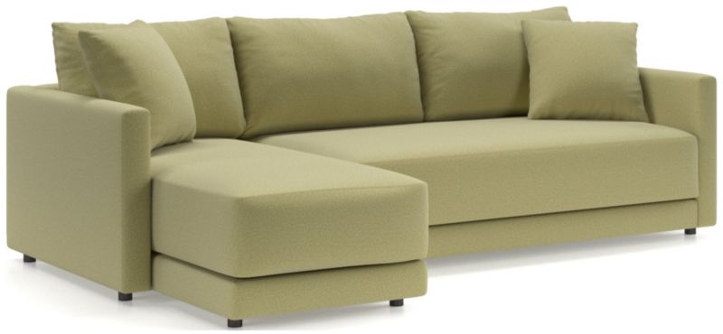 Gather Deep 2-Piece Chaise Apartment Bench Sectional Sofa - image 0 of 15