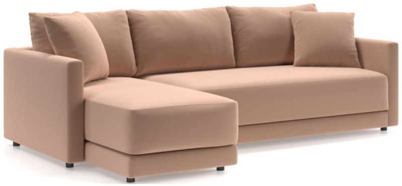 Gather Deep 2-Piece Chaise Apartment Bench Sectional Sofa - image 0 of 15