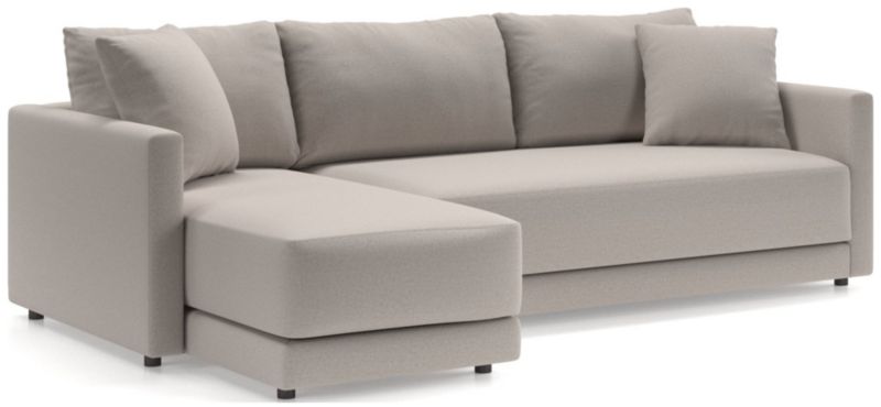 Gather Deep 2-Piece Chaise Apartment Bench Sectional Sofa - image 0 of 15