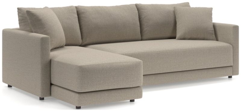 Gather Deep 2-Piece Chaise Apartment Bench Sectional Sofa - image 0 of 15