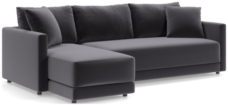 Gather Deep 2-Piece Chaise Apartment Bench Sectional Sofa - image 0 of 15