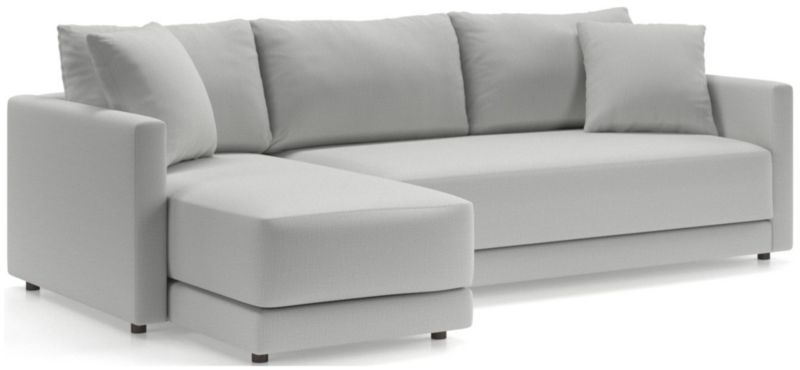 Gather Deep 2-Piece Chaise Apartment Bench Sectional Sofa - image 0 of 15