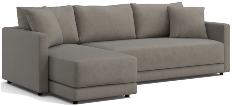 Gather Deep 2-Piece Chaise Apartment Bench Sectional Sofa - image 0 of 15