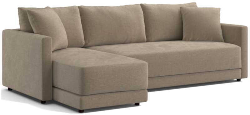 Gather Deep 2-Piece Chaise Apartment Bench Sectional Sofa - image 0 of 15