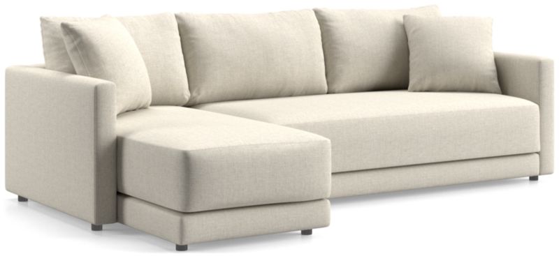 Gather Deep 2-Piece Chaise Apartment Bench Sectional Sofa - image 0 of 15