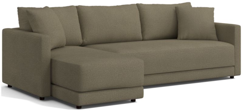 Gather Deep 2-Piece Chaise Apartment Bench Sectional Sofa - image 0 of 15