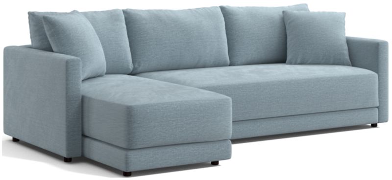 Gather Deep 2-Piece Chaise Apartment Bench Sectional Sofa - image 0 of 15