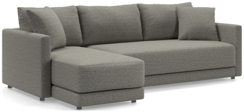 Gather Deep 2-Piece Chaise Apartment Bench Sectional Sofa - image 0 of 15