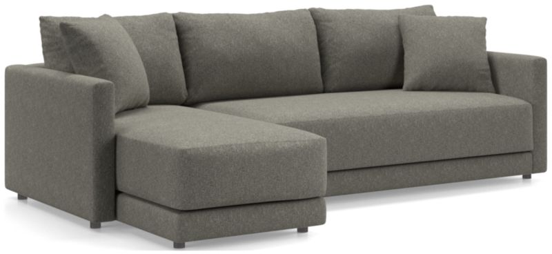 Gather Deep 2-Piece Chaise Apartment Bench Sectional Sofa - image 0 of 15