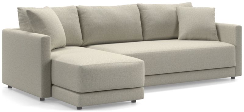 Gather Deep 2-Piece Chaise Apartment Bench Sectional Sofa - image 0 of 15