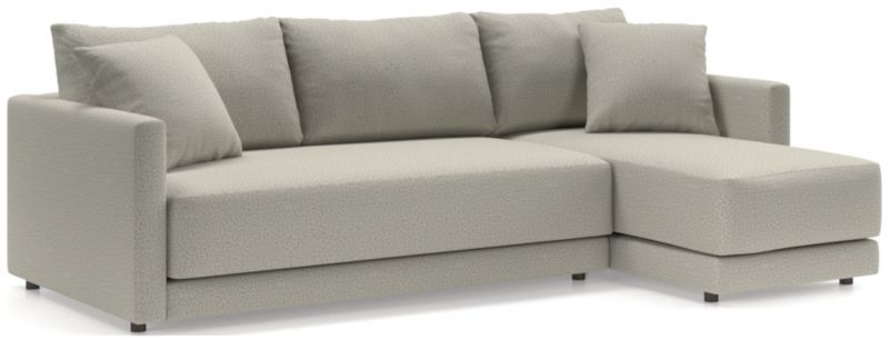 Gather Deep 2-Piece Chaise Apartment Bench Sectional Sofa - image 0 of 15