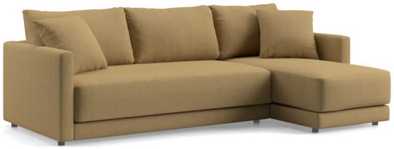 Gather Deep 2-Piece Chaise Apartment Bench Sectional Sofa - image 0 of 15