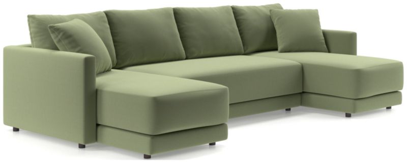 Gather Deep 3-Piece U-Shaped Bench Sectional Sofa - image 0 of 15