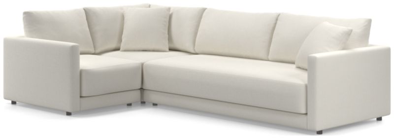 Gather Deep 3-Piece Bench Sectional Sofa - image 0 of 15