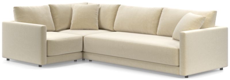 Gather Deep 3-Piece Bench Sectional Sofa - image 0 of 15