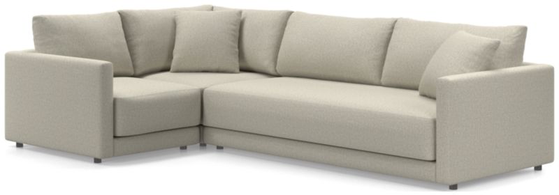 Gather Deep 3-Piece Bench Sectional Sofa - image 0 of 15