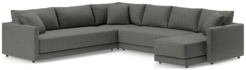 Gather Deep 4-Piece L-Shaped Bench Sectional Sofa - image 0 of 15