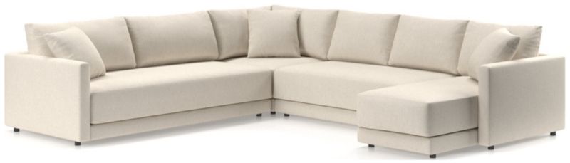 Gather Deep 4-Piece L-Shaped Bench Sectional Sofa - image 0 of 16