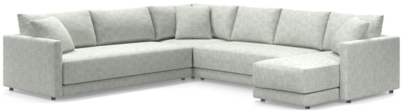 Gather Deep 4-Piece L-Shaped Bench Sectional Sofa - image 0 of 16