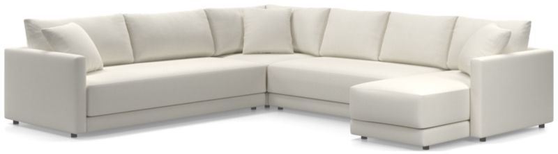 Gather Deep 4-Piece L-Shaped Bench Sectional Sofa - image 0 of 15