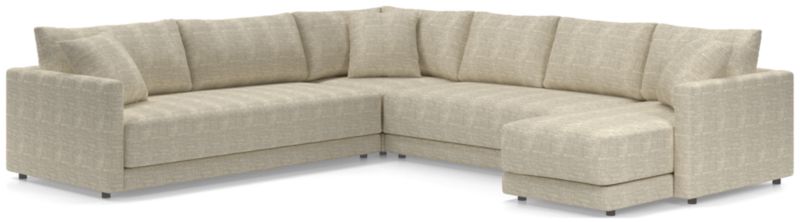 Gather Deep 4-Piece L-Shaped Bench Sectional Sofa - image 0 of 15