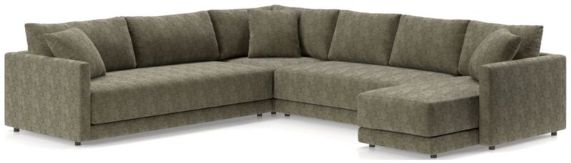 Gather Deep 4-Piece L-Shaped Bench Sectional Sofa - image 0 of 15