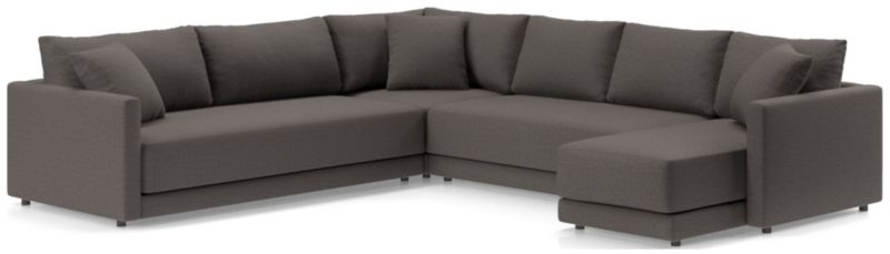 Gather Deep 4-Piece L-Shaped Bench Sectional Sofa - image 0 of 15