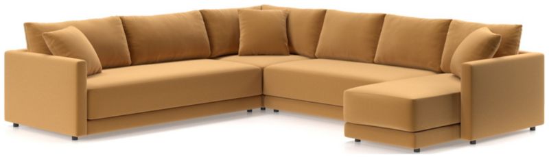 Gather Deep 4-Piece L-Shaped Bench Sectional Sofa - image 0 of 15