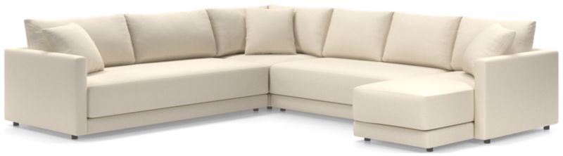 Gather Deep 4-Piece L-Shaped Bench Sectional Sofa - image 0 of 15