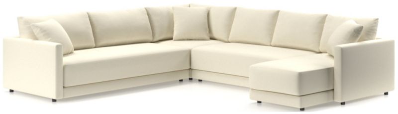 Gather Deep 4-Piece L-Shaped Bench Sectional Sofa - image 0 of 15