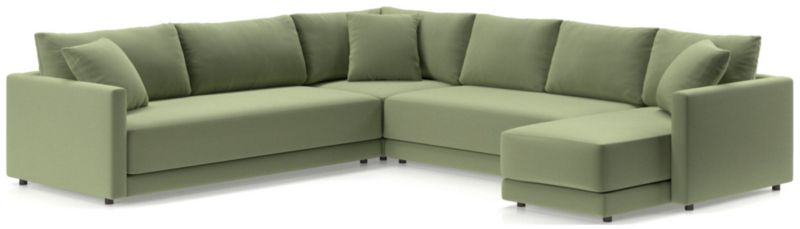 Gather Deep 4-Piece L-Shaped Bench Sectional Sofa - image 0 of 15